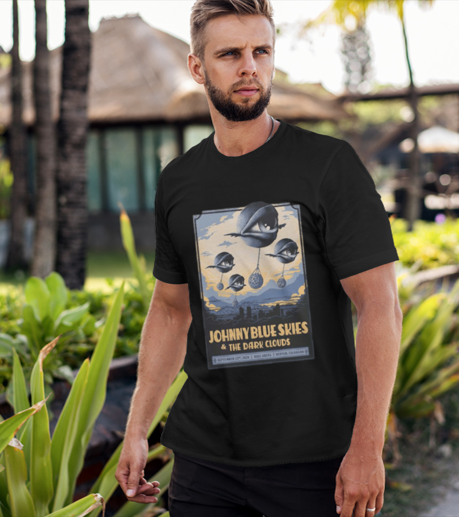 Johnny Blue Skies And The Dark Clouds Ball Arena Denver Colorado September 23 2026 Tour T-Shirt