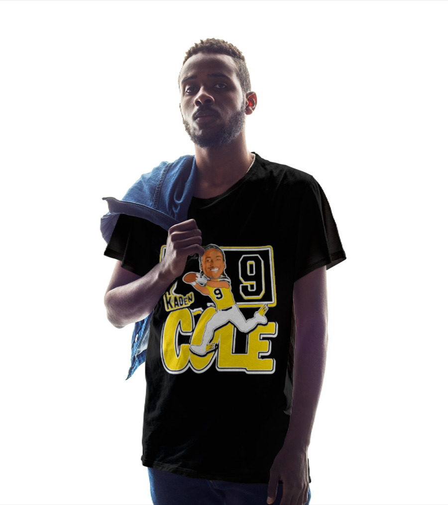 Kaden Cole Montana State Bobcats Player 2026 Caricature Number 9 T-Shirt