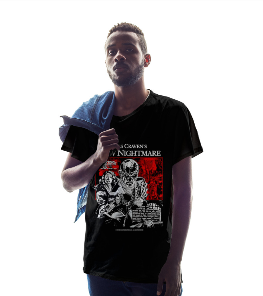 Wes Craven's New Nightmare Freddy Krueger Iconic Horror Movie T-Shirt
