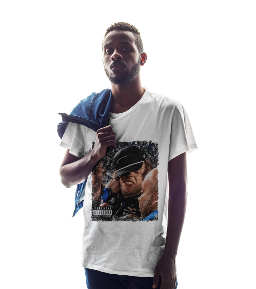 Parental Advisory Explicit Content Ryan Blaney Vs Carson Hocevar T-Shirt