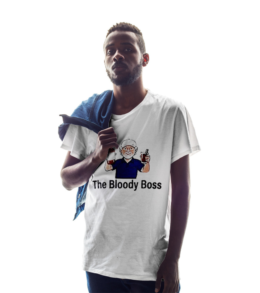 The Bloody Boss Cocktail Drinking Beverage Humor T-Shirt