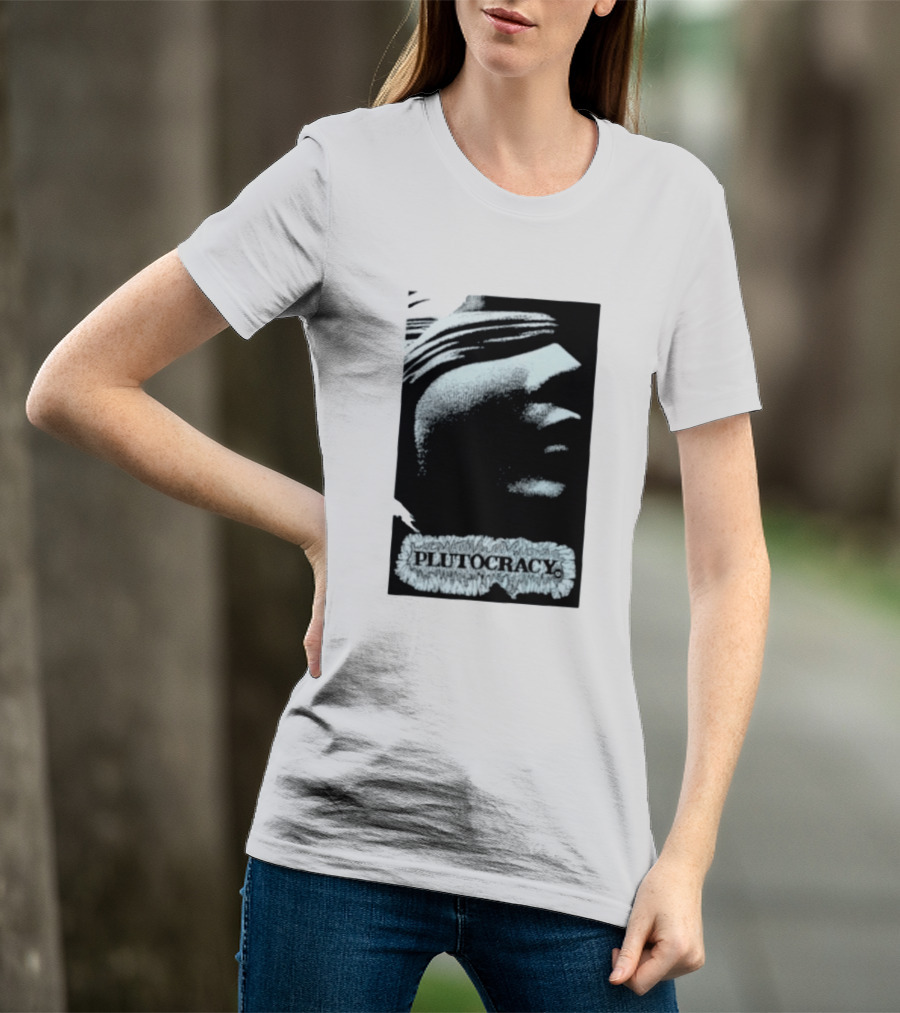 Plutocracy Anarchist Anti Capitalist Political Protest Blindfolded Justice T-Shirt