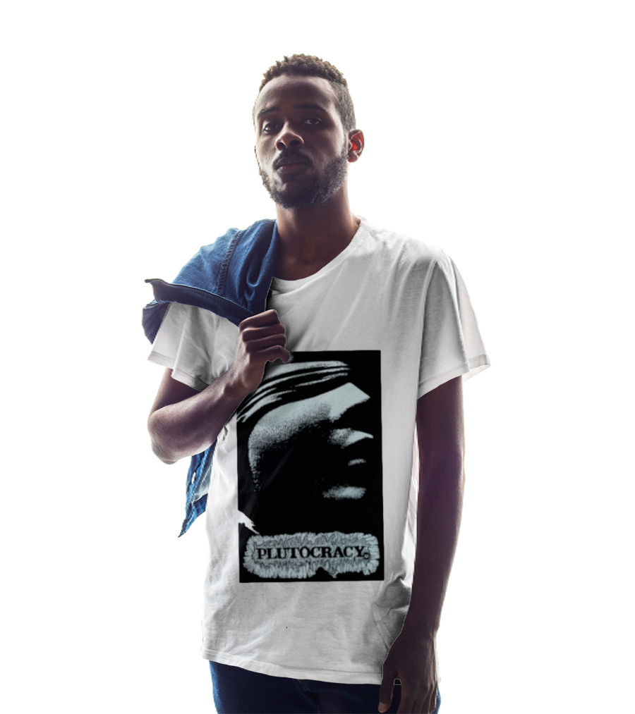 Plutocracy Anarchist Anti Capitalist Political Protest Blindfolded Justice T-Shirt