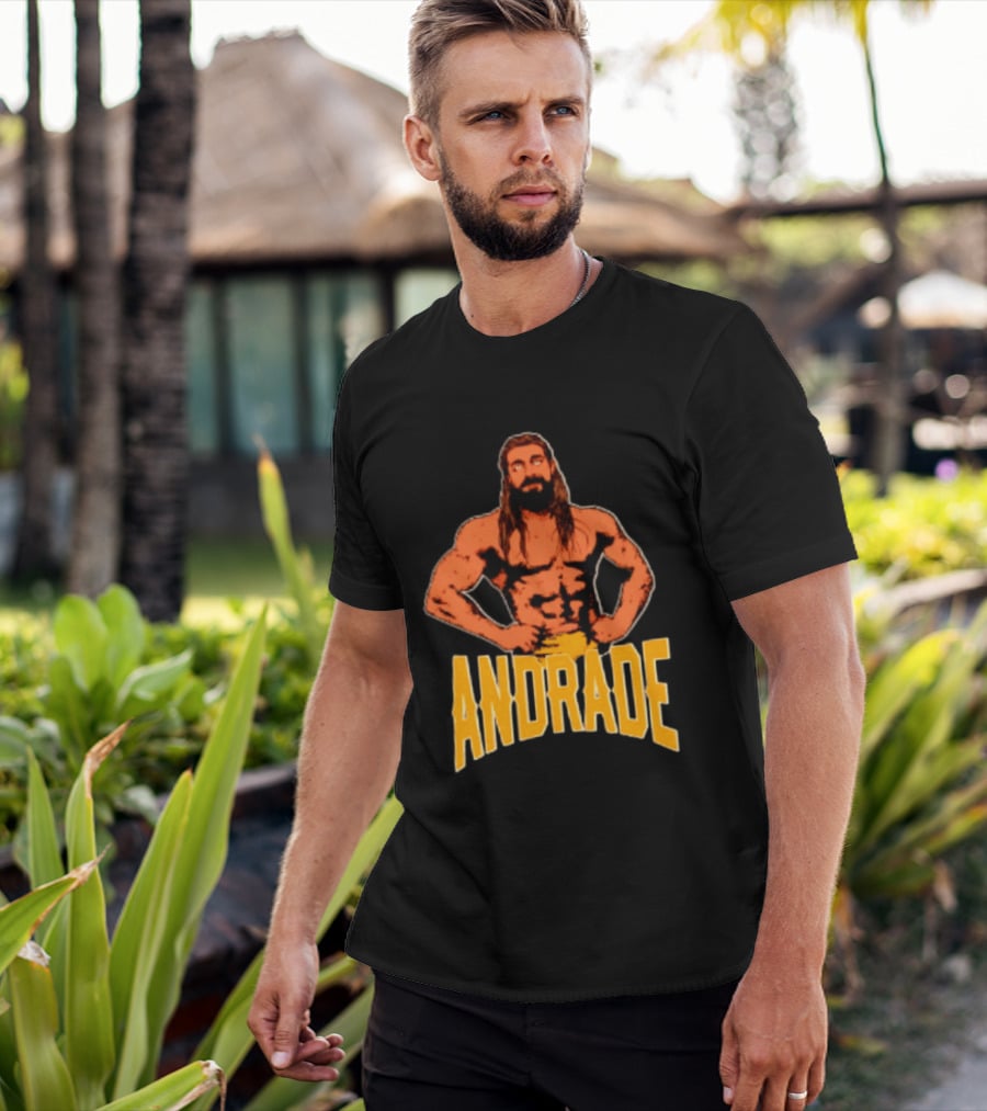 Andrade AEW Wrestling Lucha Libre Iconic Pose T-Shirt