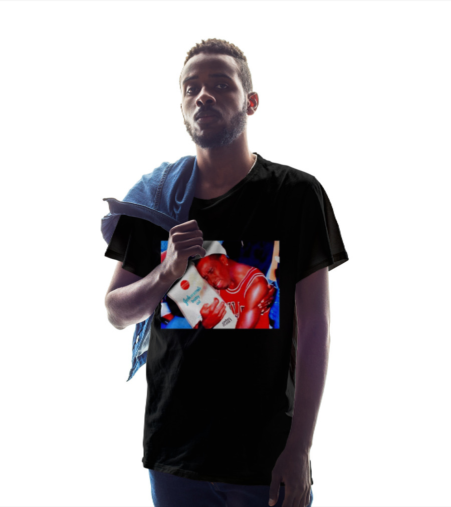Sean Diddy Combs Johnson's Baby Oil Chicago Bulls Hugging Moment T-Shirt