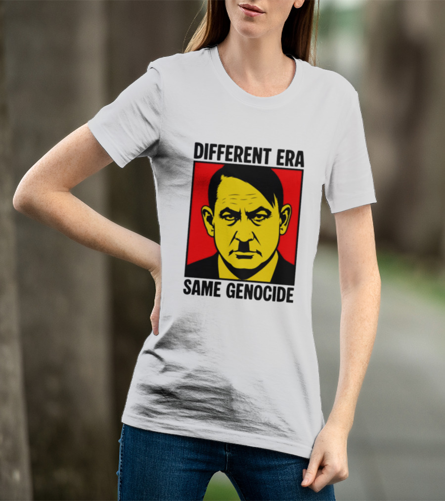 Different Era Same Genocide Protest Activism Iconic Political Commentary T-Shirt