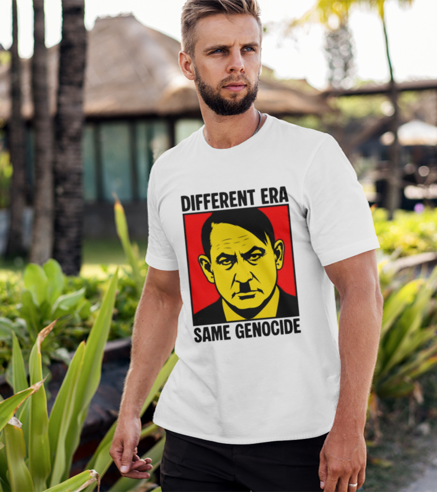 Different Era Same Genocide Protest Activism Iconic Political Commentary T-Shirt