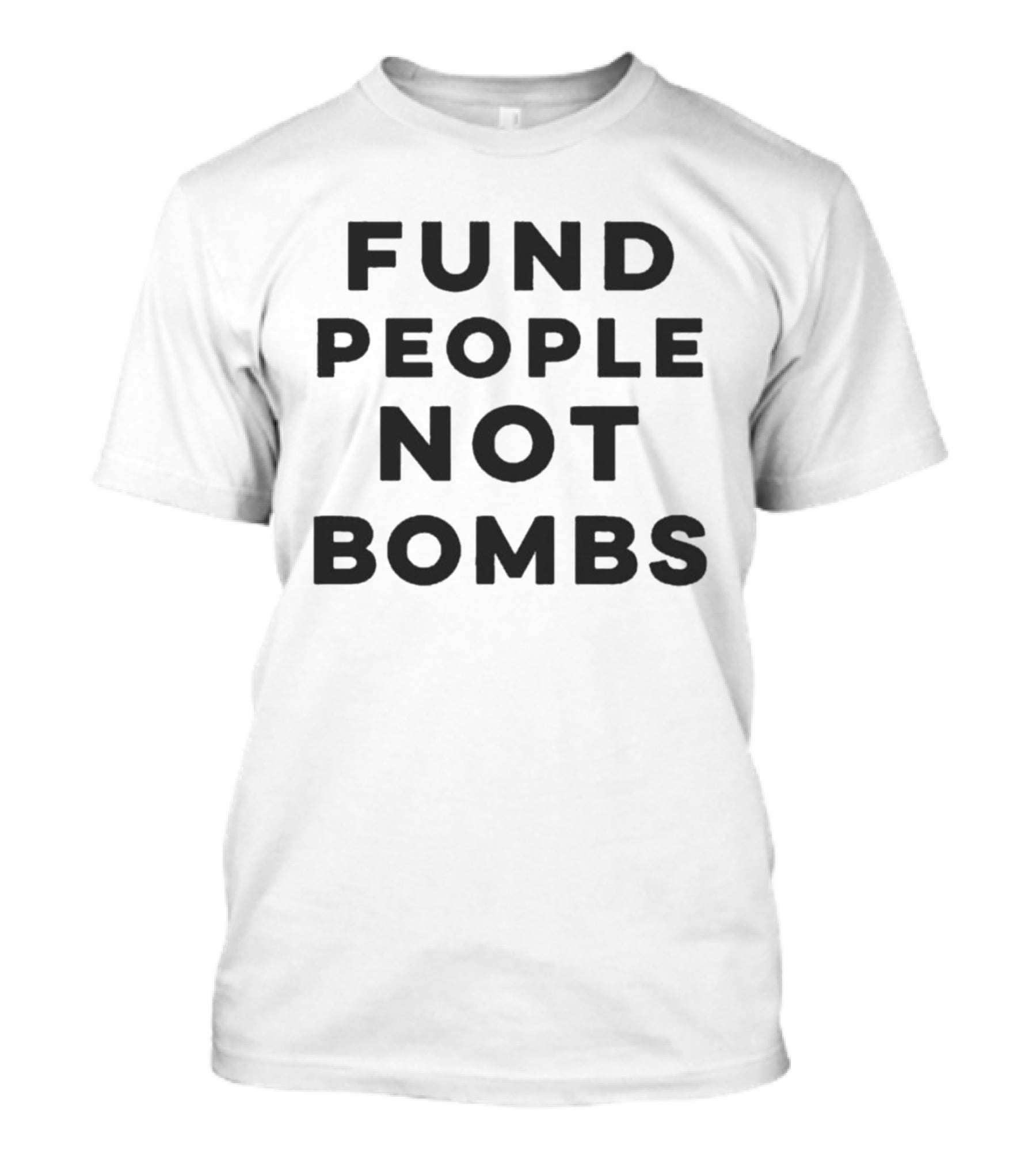 Fund People Not Bombs Susan Sarandon NYC Protest T-Shirt