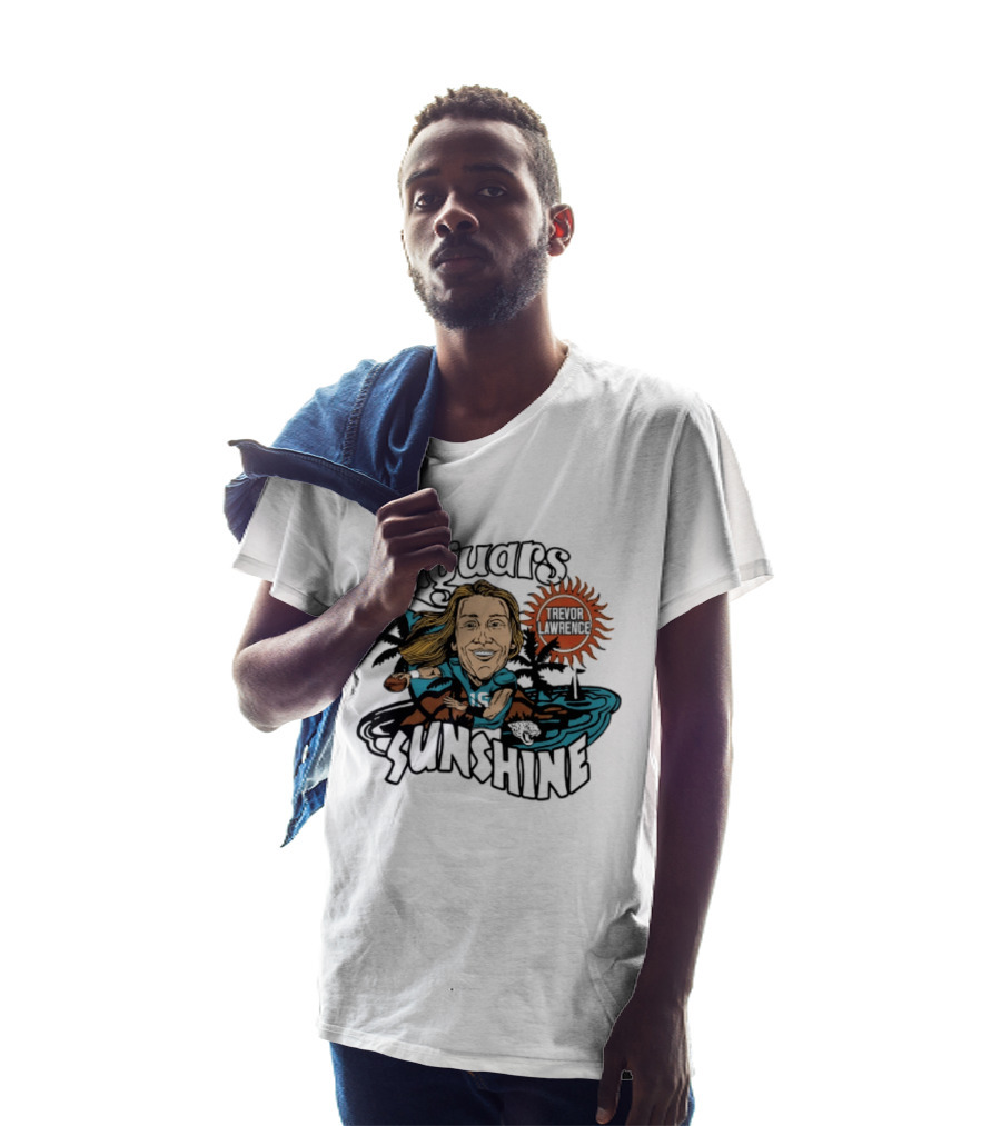 Jacksonville Jaguars Sunshine Caricature Trevor Lawrence T-Shirt