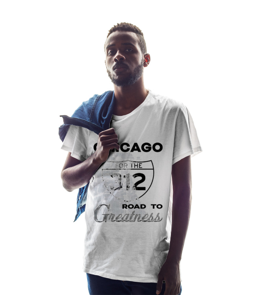 Chicago Interstate 312 Map Route To Greatness T-Shirt