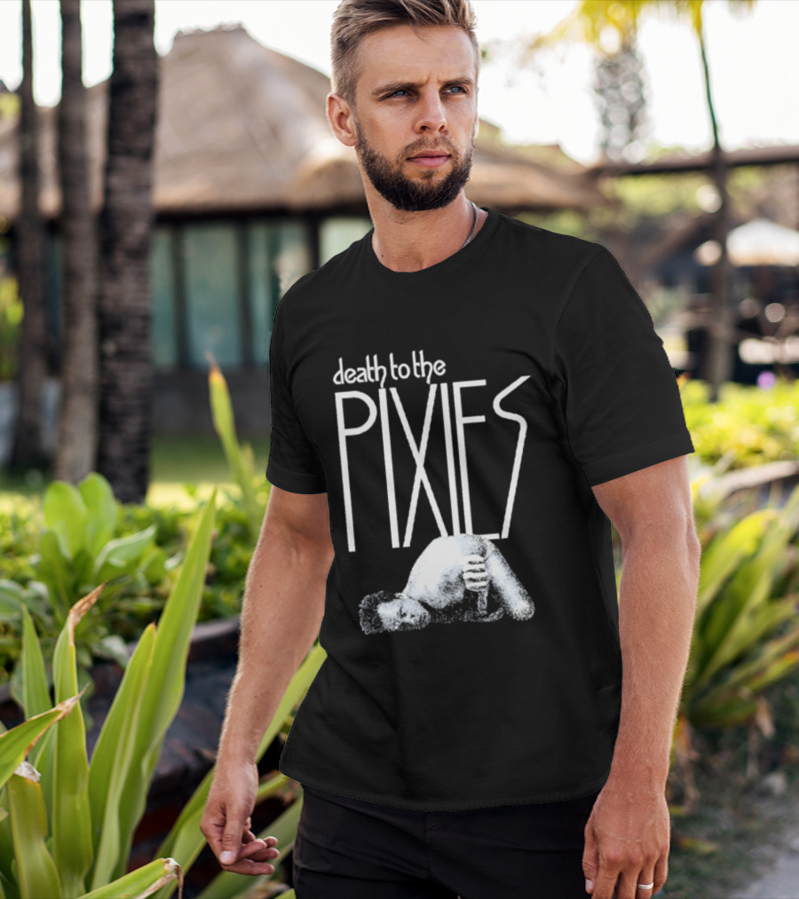 Les Claypool Wearing Death To The Pixies T-Shirt