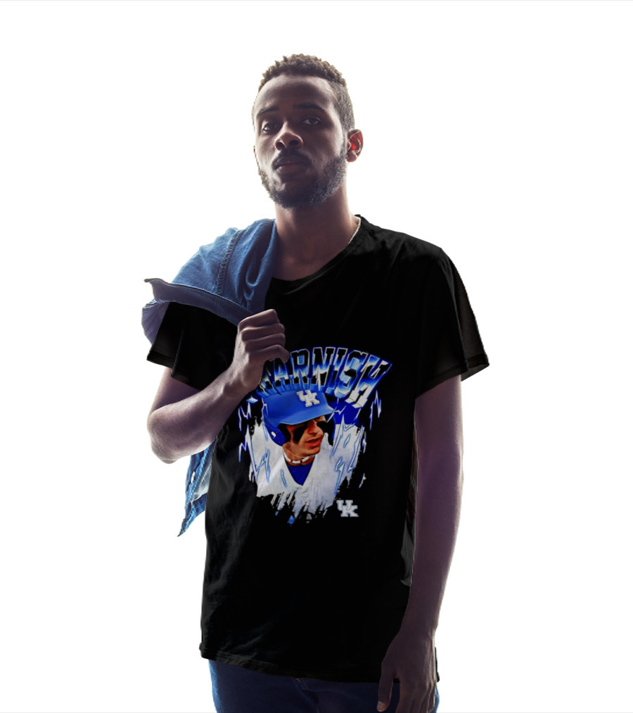 Jayce Tharnish Kentucky Wildcats Baseball UK Helm T-Shirt