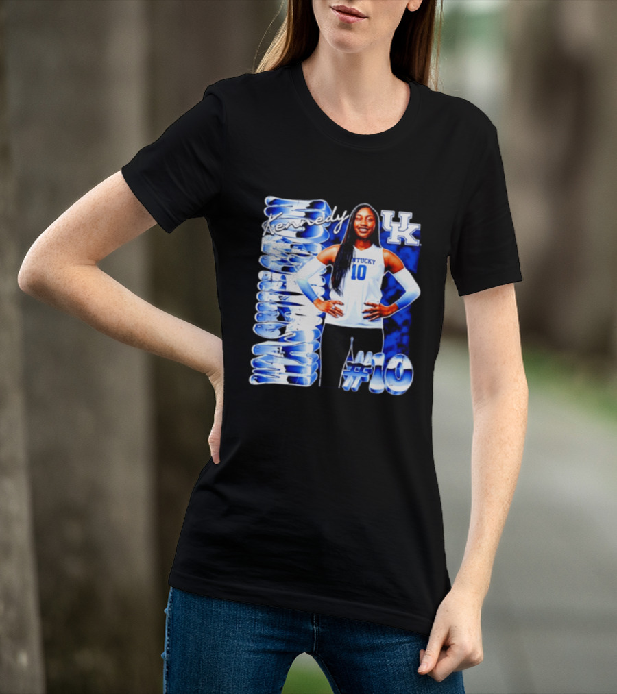 Kennedy #10 Kentucky Wildcats NCAA Volleyball T-Shirt