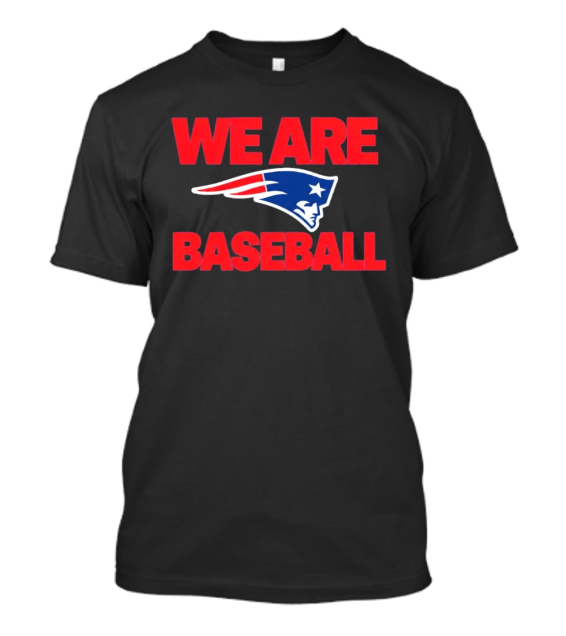 We Are Baseball Patriotic Sports Fusion T-Shirt