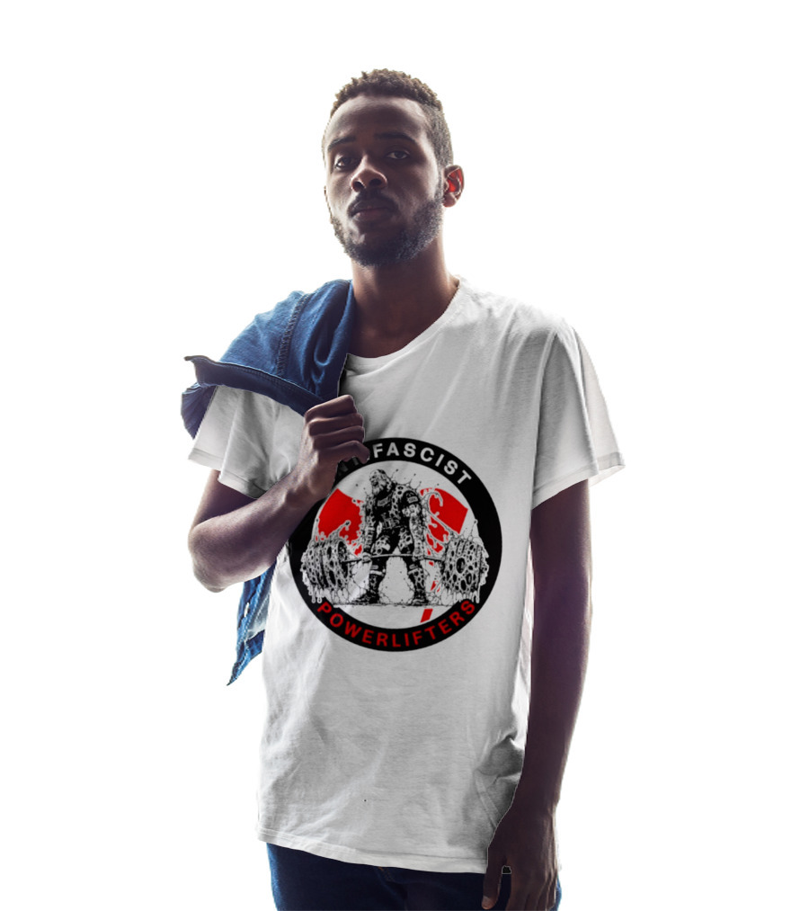 Antifascist Powerlifters Zombie Weightlifting T-Shirt