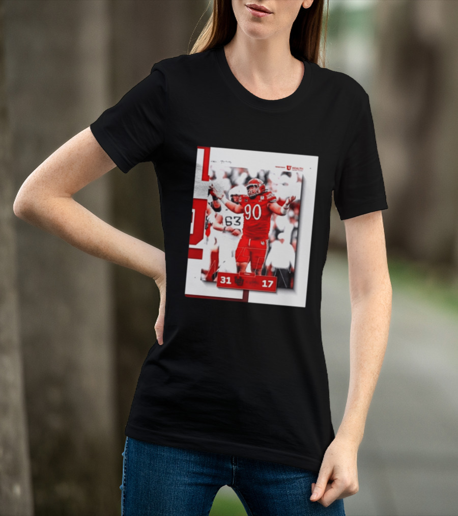 Utah Utes 31 17 Iowa State Cyclones 2026 Football Score Victory Celebration T-Shirt