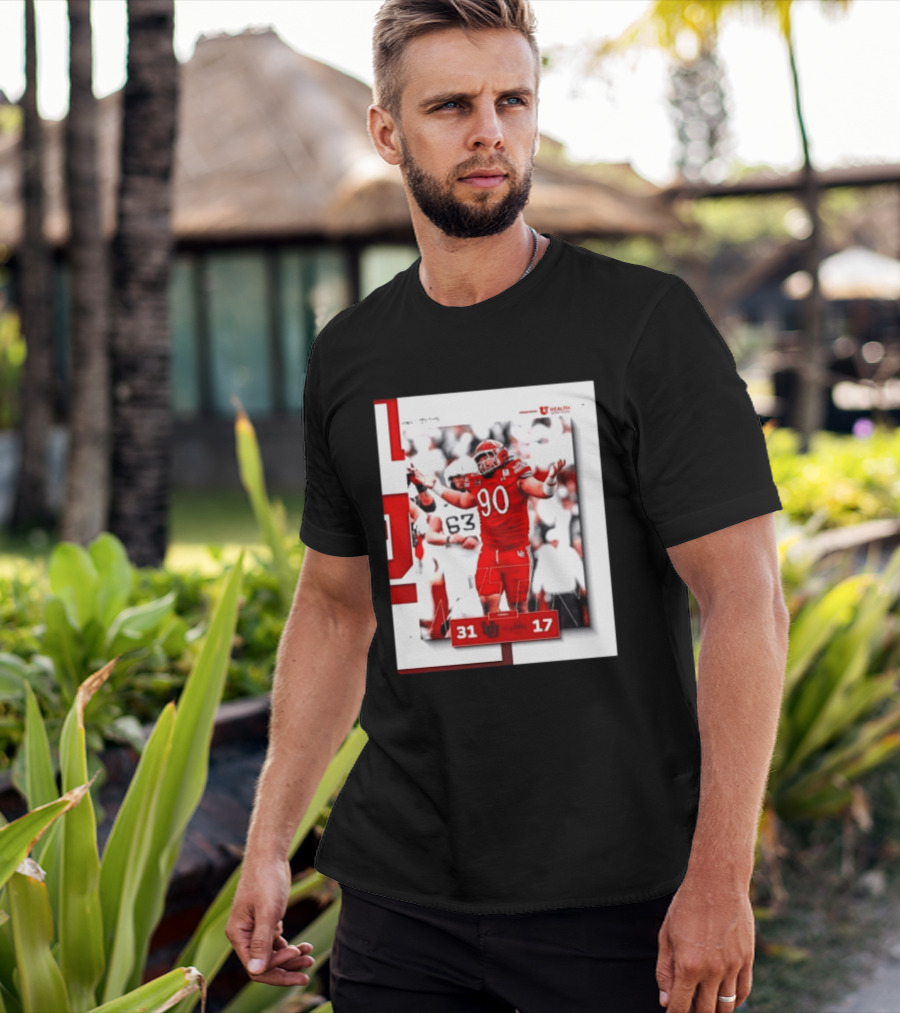 Utah Utes 31 17 Iowa State Cyclones 2026 Football Score Victory Celebration T-Shirt