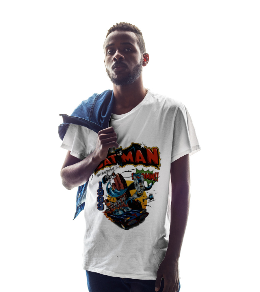 Batman 1989 I'm Batman DC Comics Batmobile T-Shirt