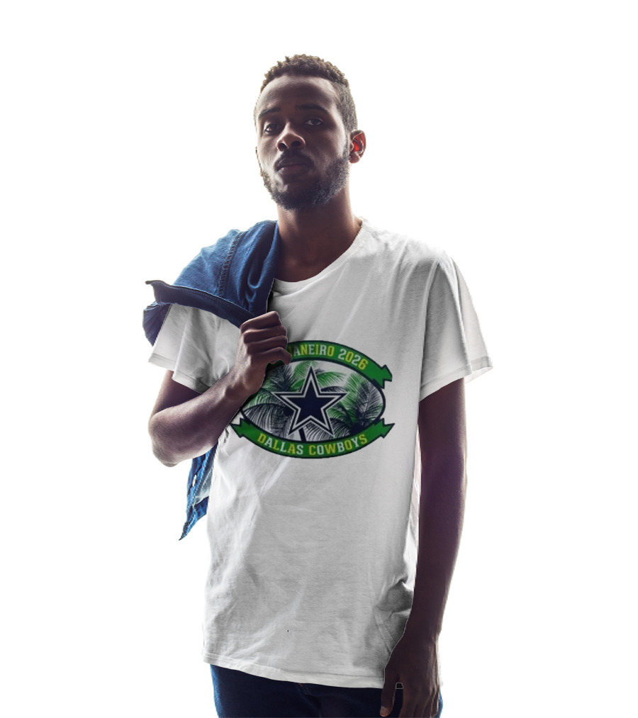Rio De Janeiro 2026 Dallas Cowboys Palm Trees Star T-Shirt