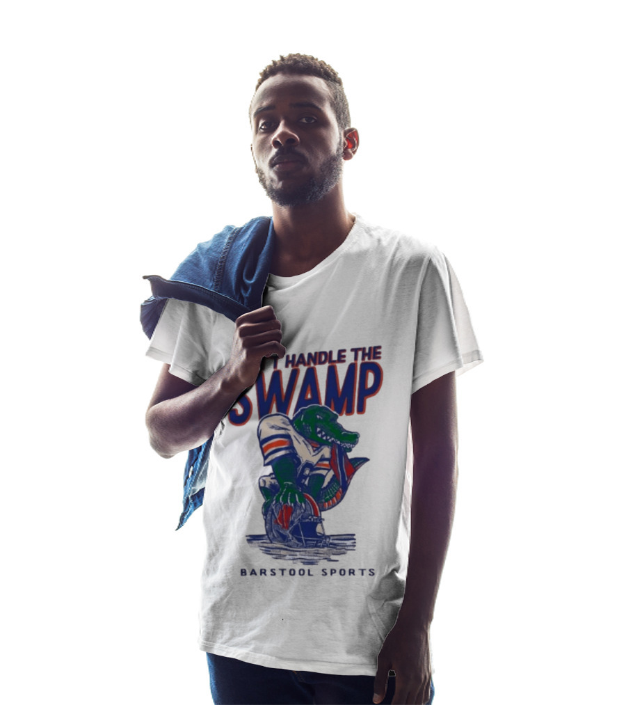 Can't Handle The Swamp Barstool Sports Gator Football T-Shirt