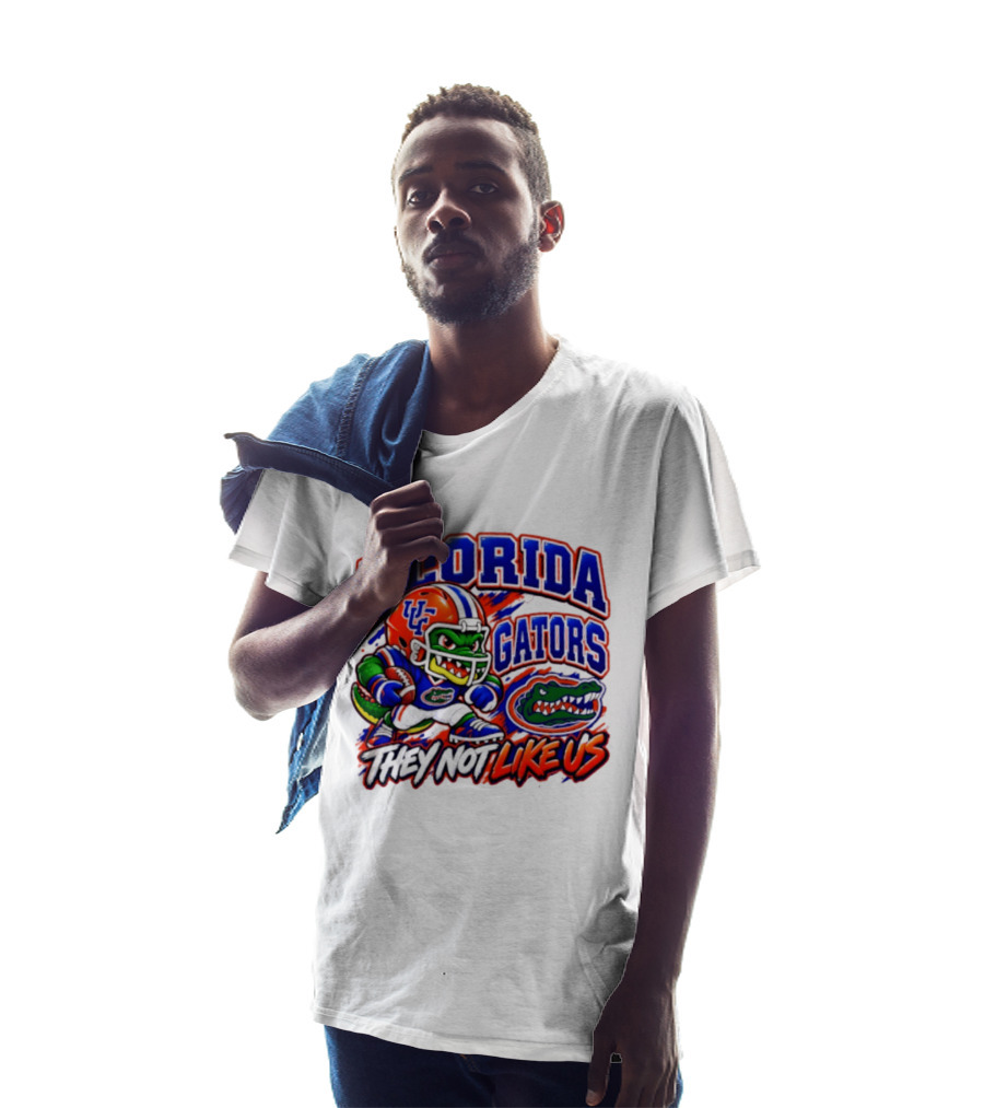 Florida Gators NCAA Football Fierce Gator They Not Like Us T-Shirt