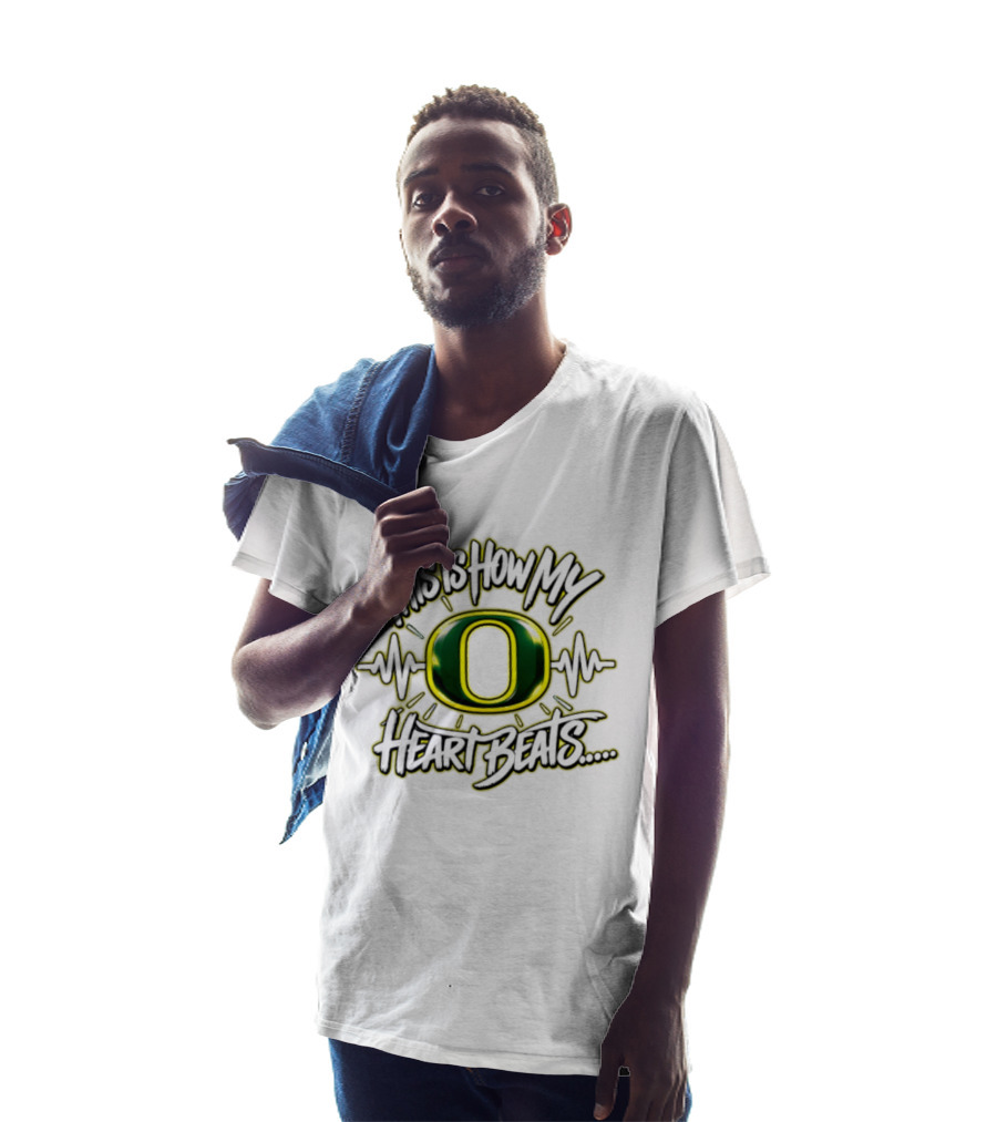 This Is How My Heart Beats Oregon Ducks T-Shirt