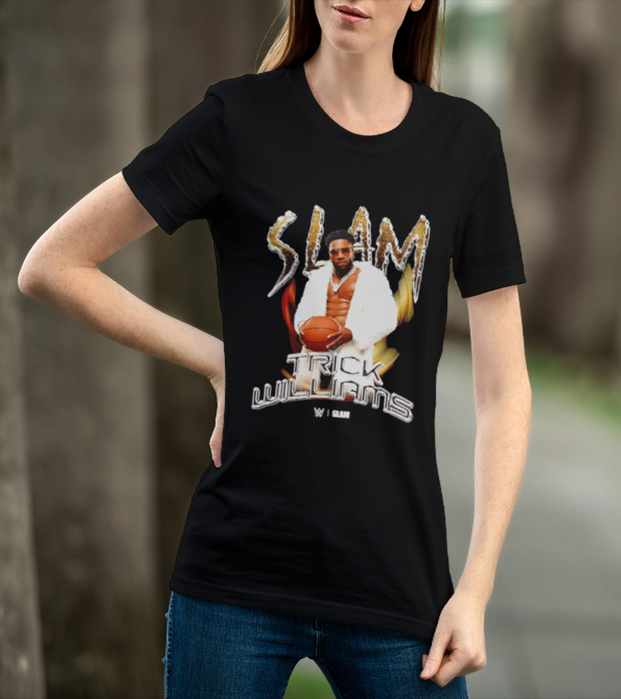 Trick Williams SLAM WWE Basketball Fashion Fusion T-Shirt