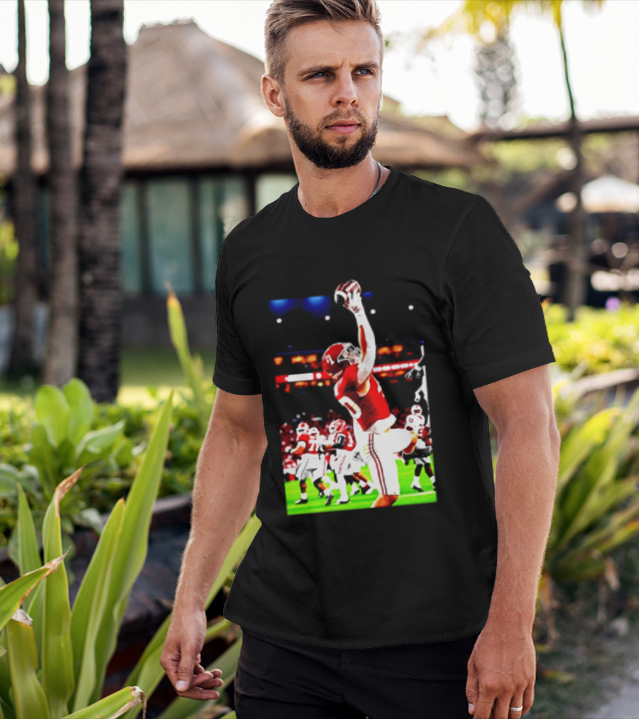 Alabama Crimson Tide Josh Ford One Handed Football Catch T-Shirt