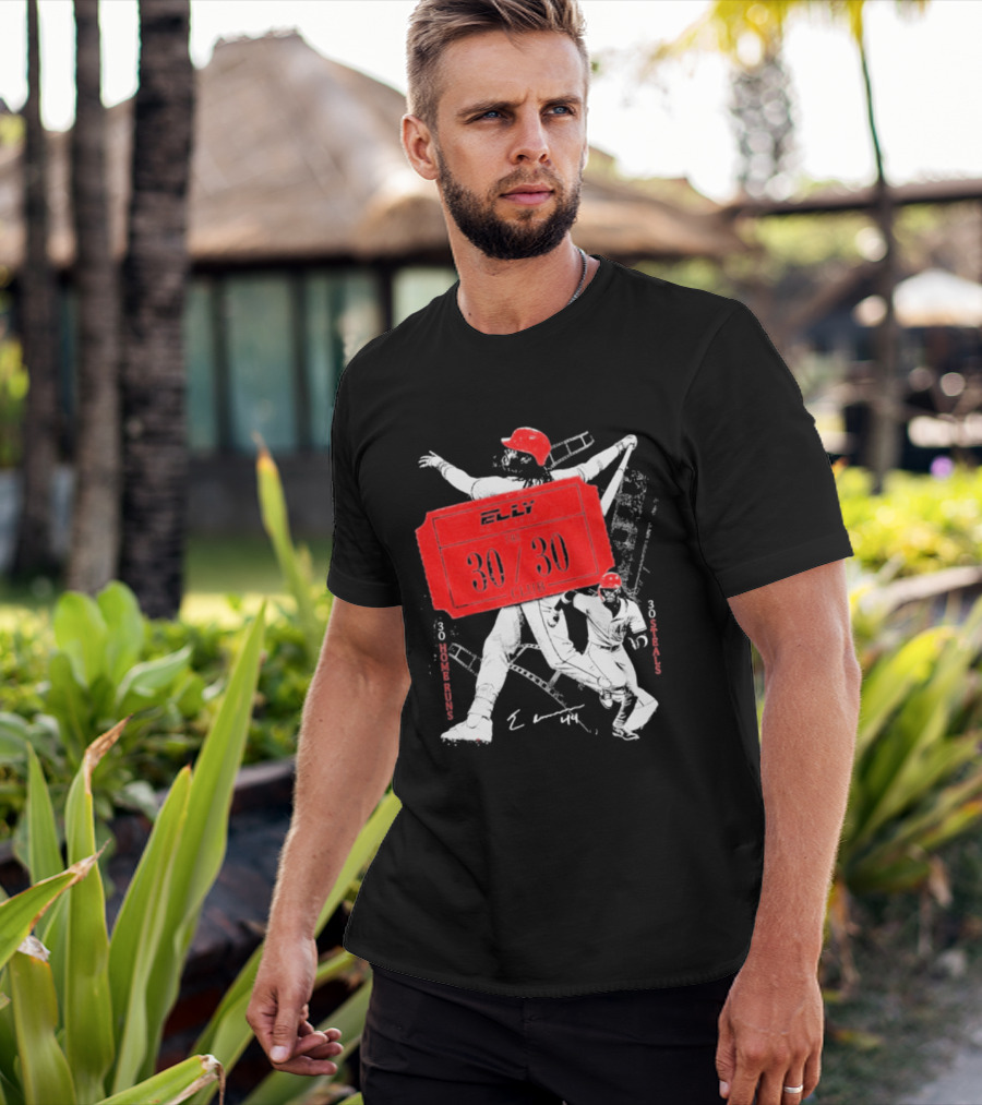 Elly The 30 30 Club 30 Home Runs 30 Steals T-Shirt