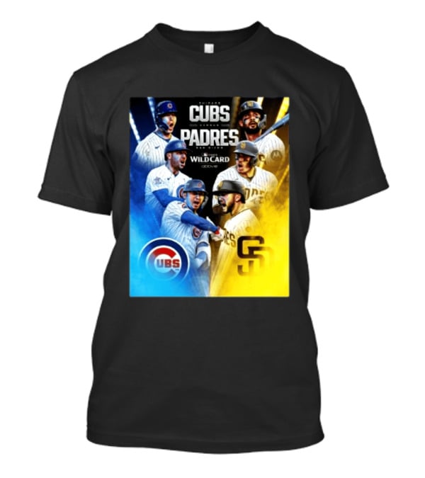 Chicago Cubs Vs San Diego Padres 2026 MLB NL Wild Card Showdown Baseball Fan Gear T-Shirt