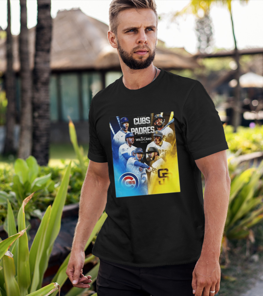 Chicago Cubs Vs San Diego Padres 2026 MLB NL Wild Card Showdown Baseball Fan Gear T-Shirt