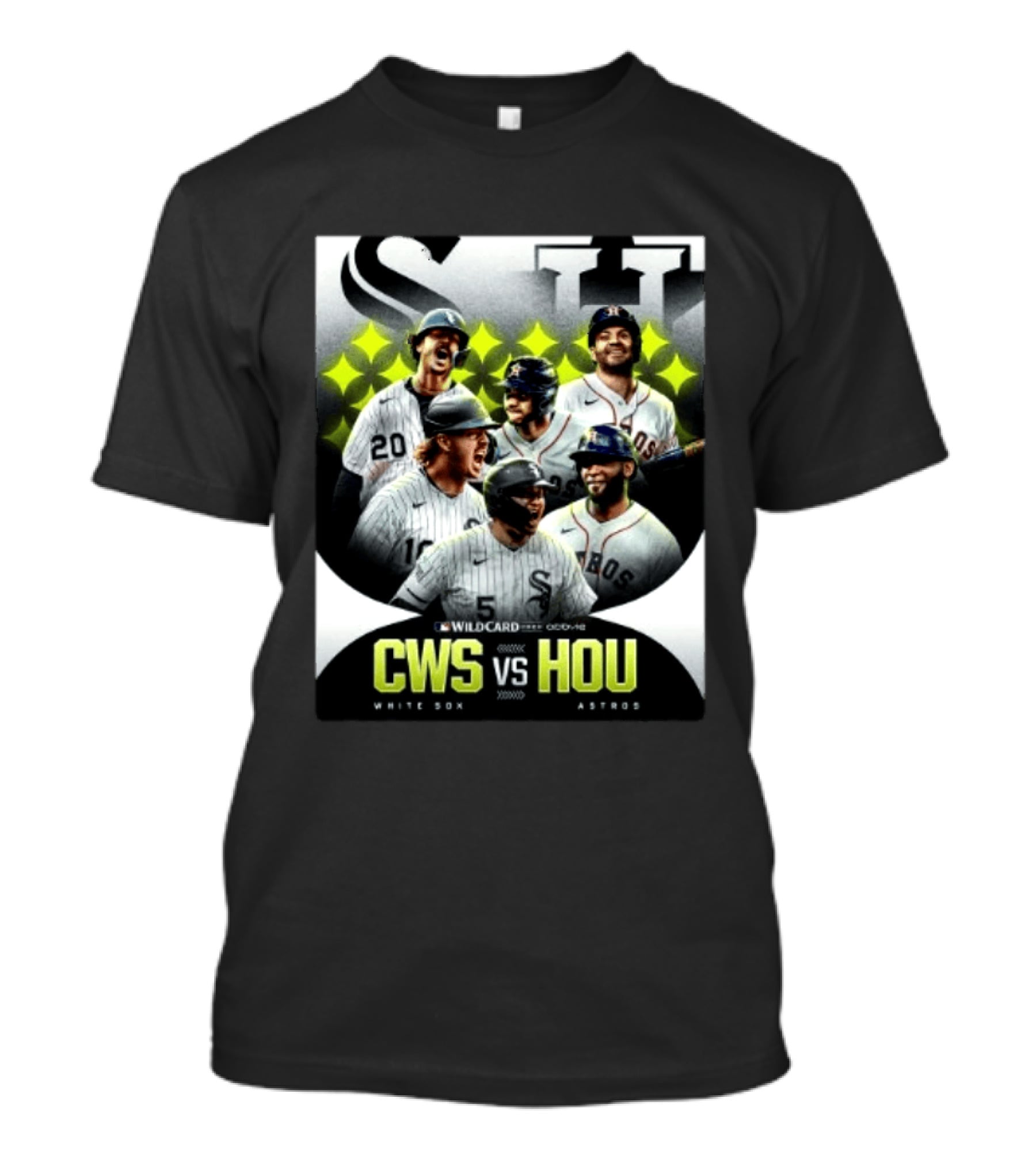 CWS Vs HOU 2026 MLB AL Wild Card White Sox Astros Rivalry T-Shirt