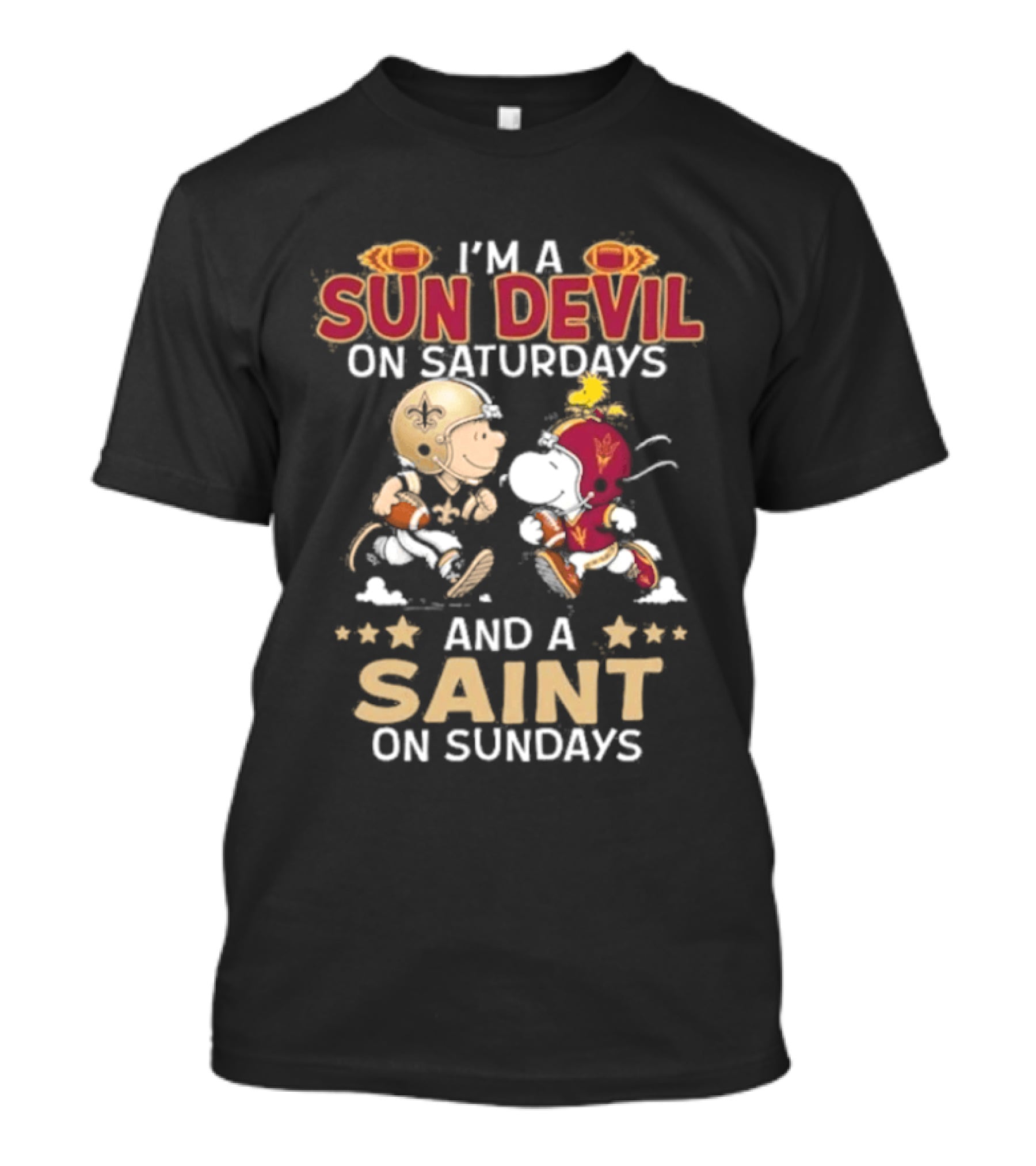 Sun Devil Saturdays Saint Sundays Fan Gear T-Shirt