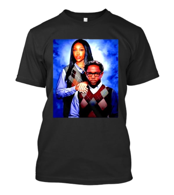 Kendrick Lamar SZA Stepbrothers Meme Argyle Sweater Humor T-Shirt