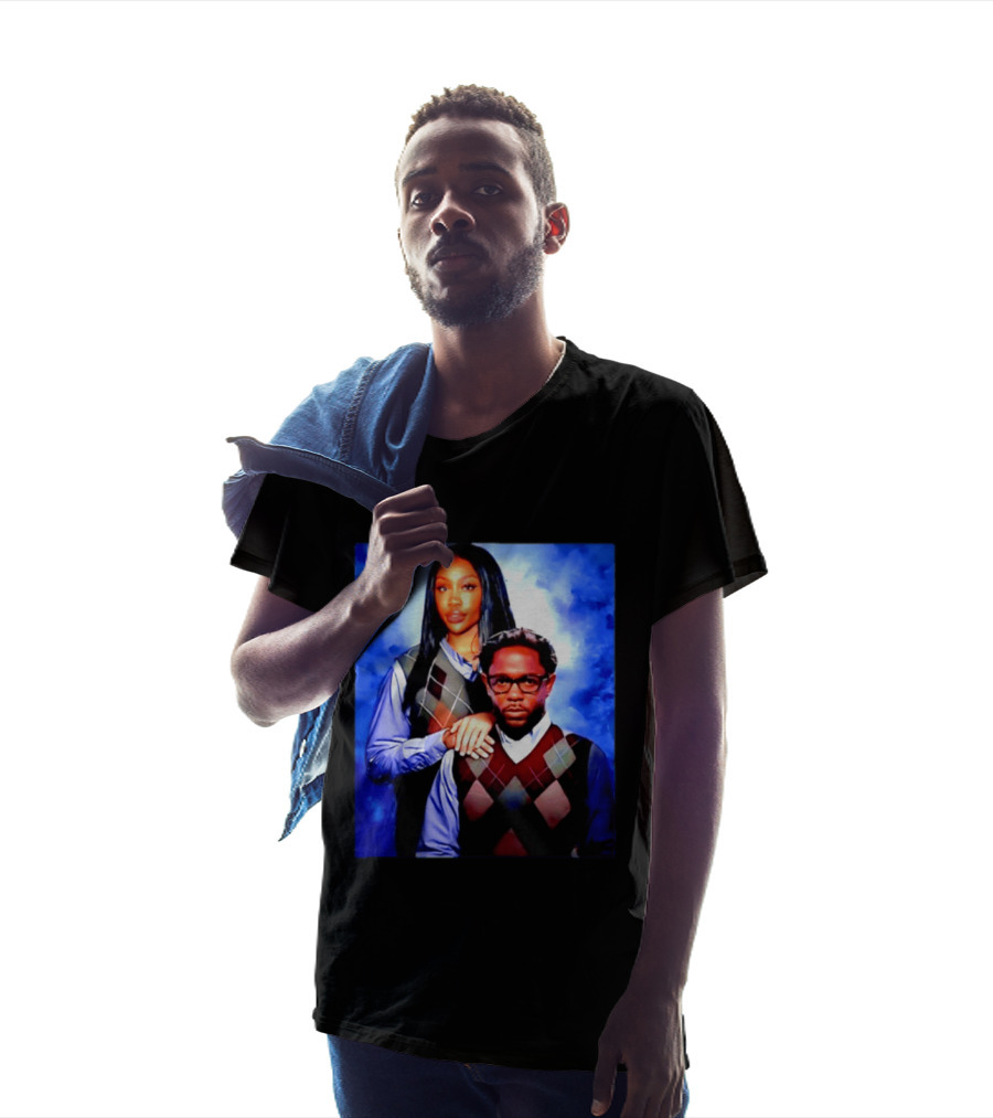 Kendrick Lamar SZA Stepbrothers Meme Argyle Sweater Humor T-Shirt