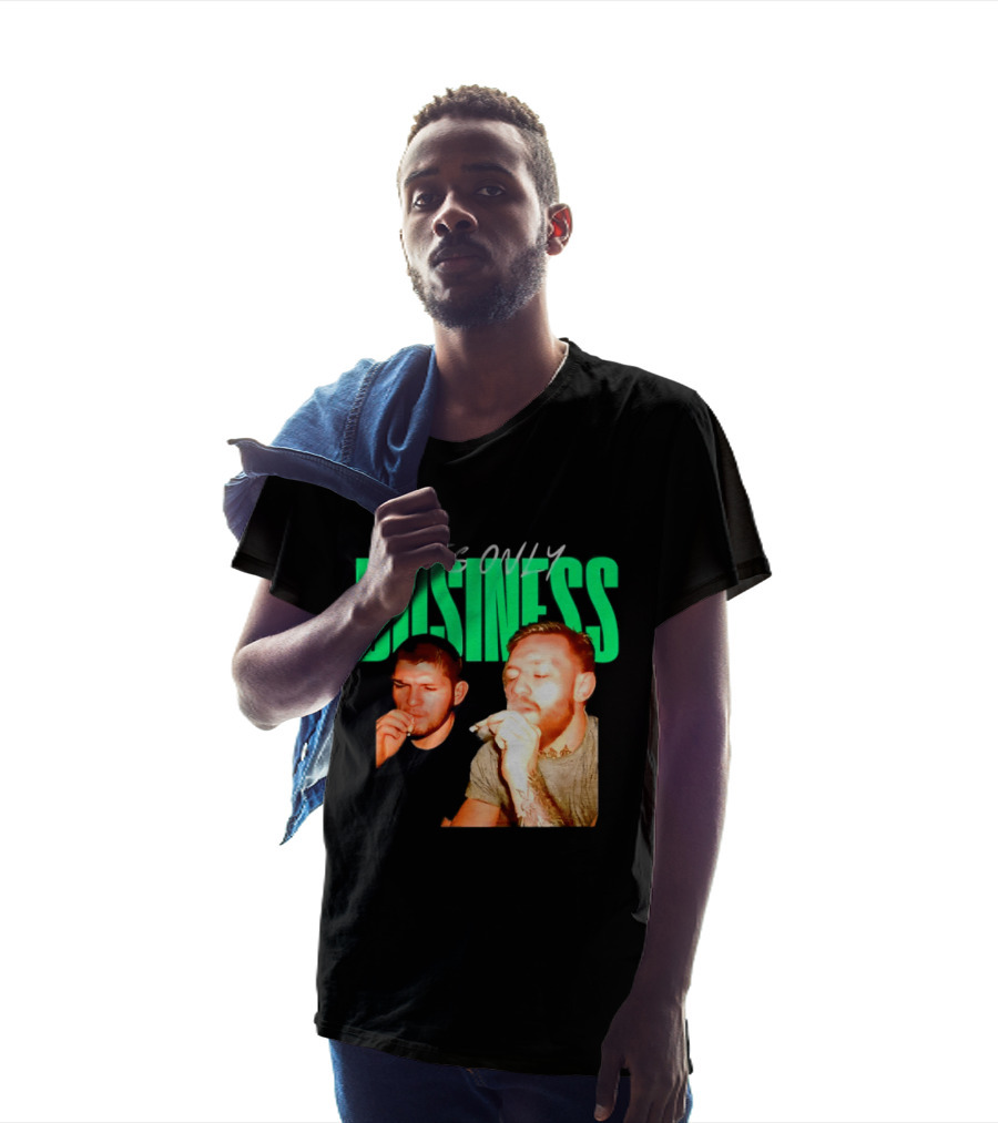 Khabib Nurmagomedov And Conor McGregor It's Only Business Smoking T-Shirt