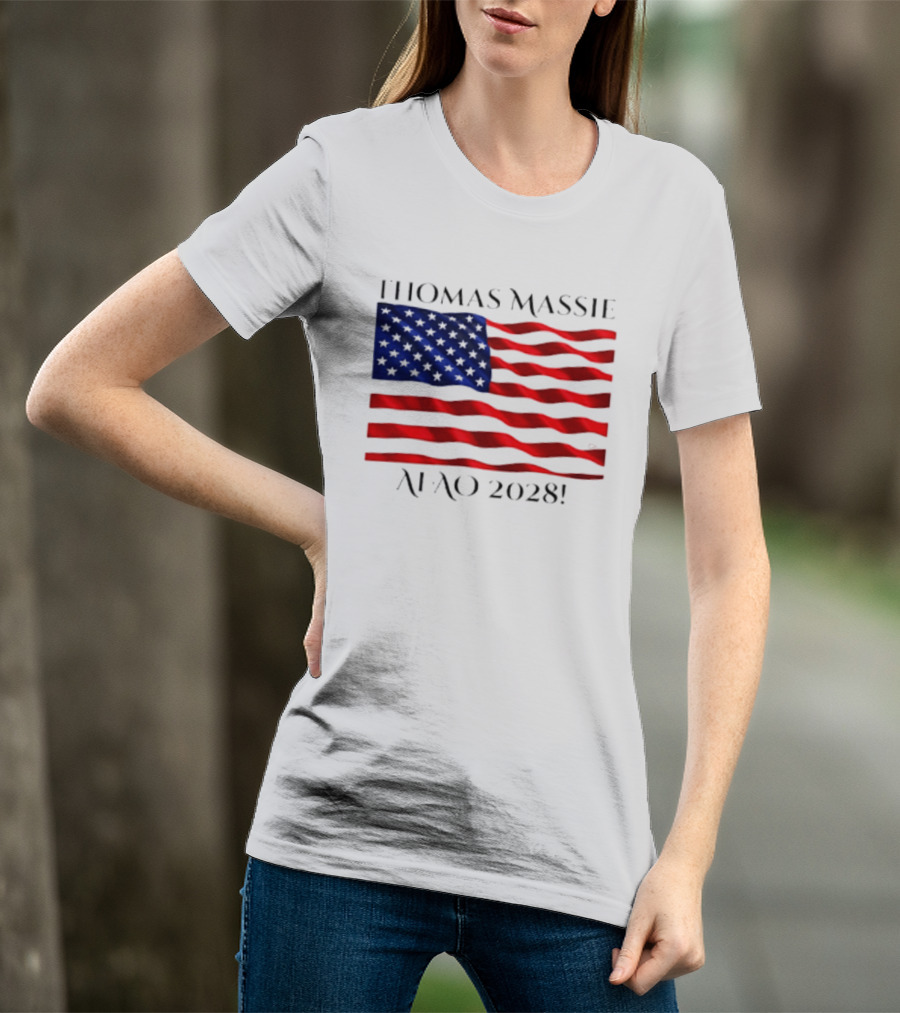 Thomas Massie American Flag 2028 AFAO T-Shirt