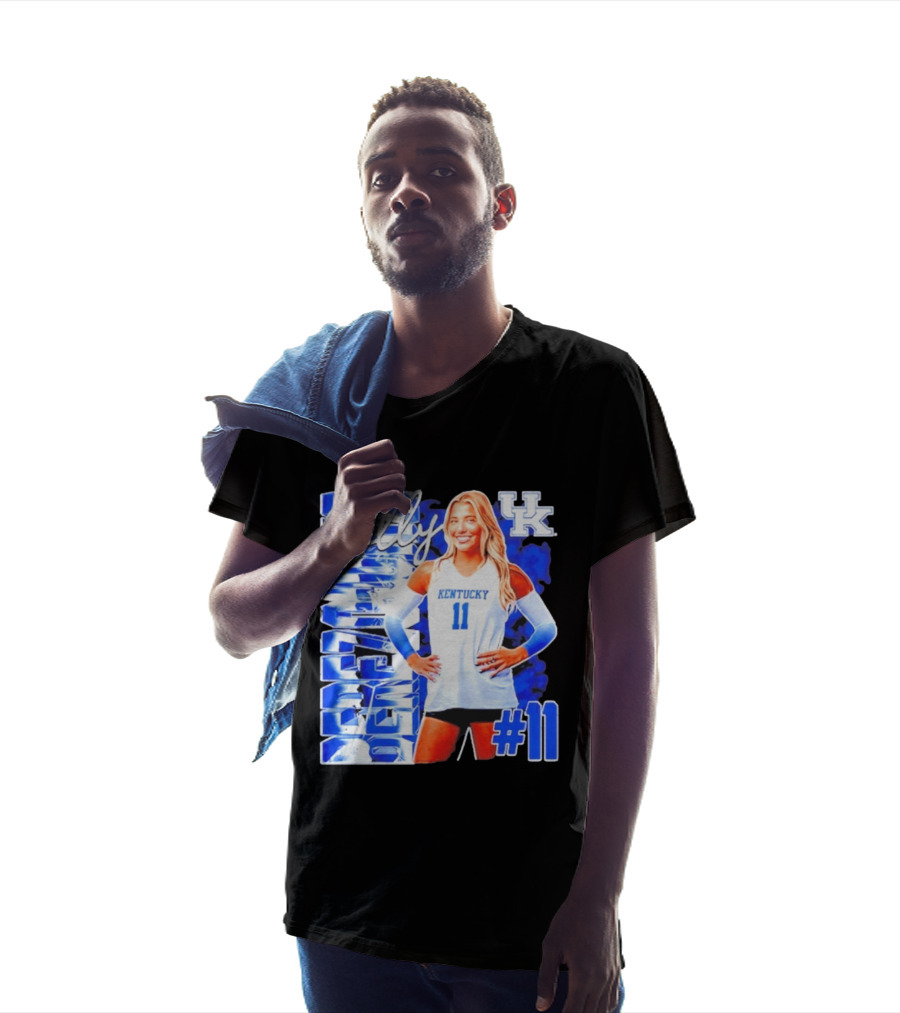 Kentucky Wildcats Volleyball Molly 11 Kentucky Player Pose UK T-Shirt