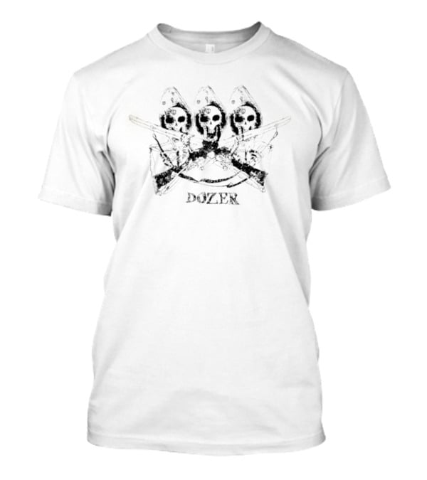 Dozer Three Skulls With Rifles Stoner Rock T-Shirt