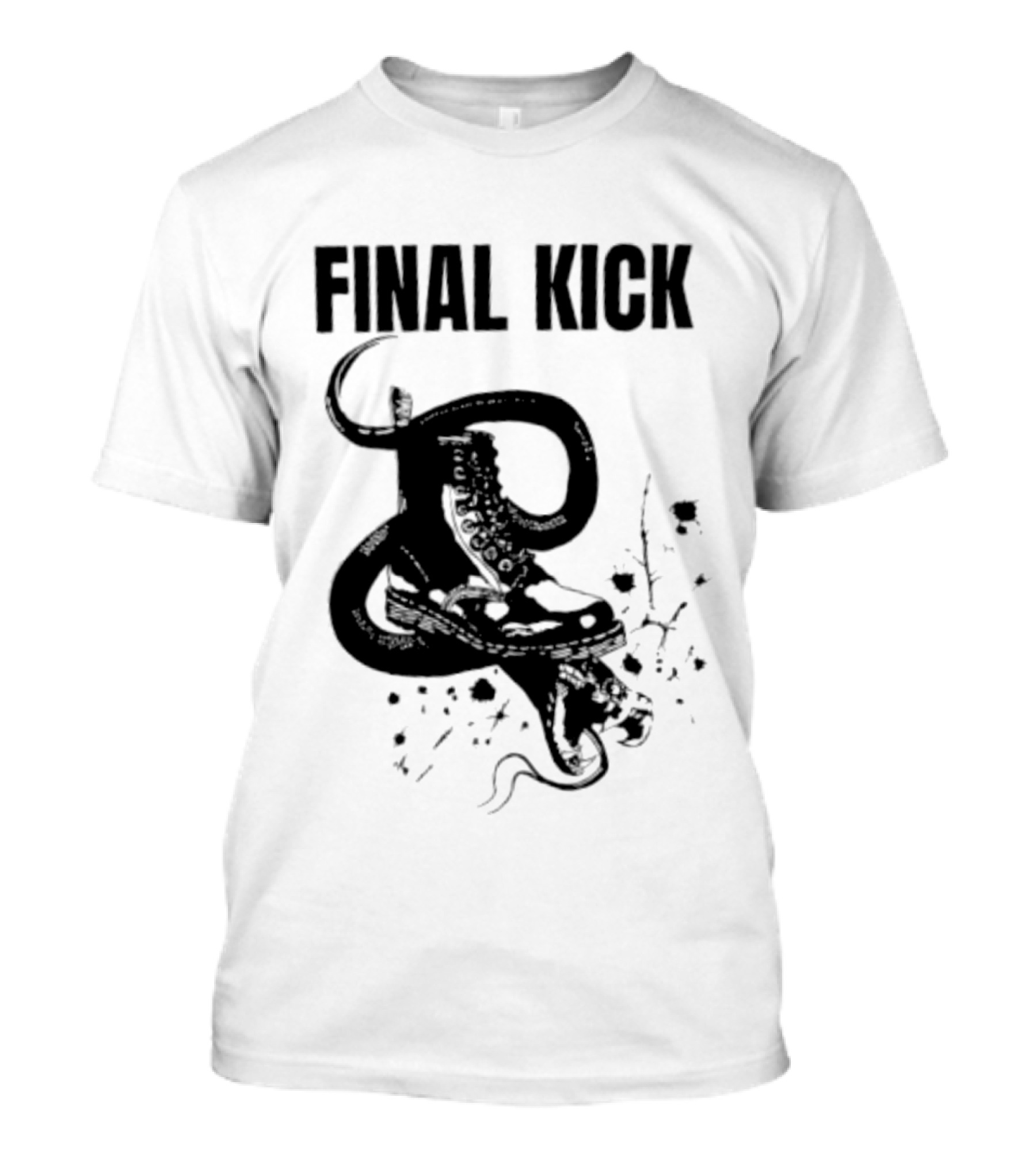 Final Kick Dr Martens Skinhead Punk Snake Boot And Snake T-Shirt