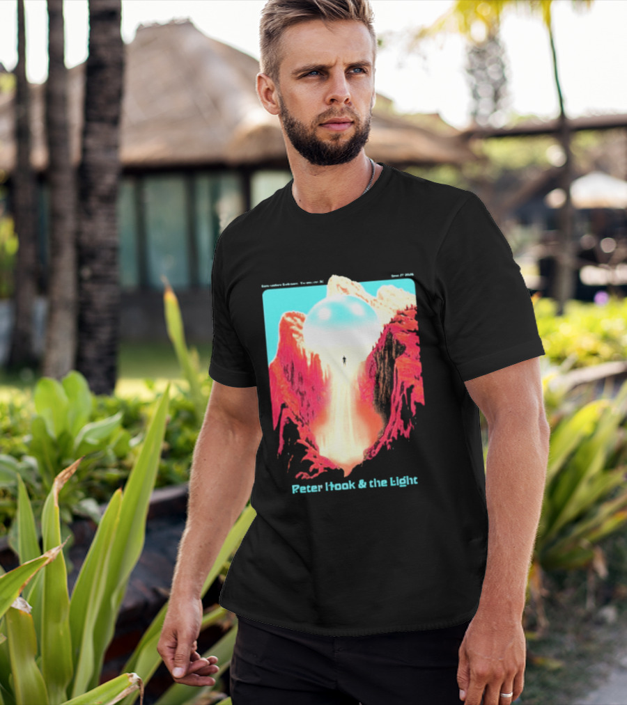 Peter Hook And The Light Vancouver BC Commodore Ballroom September 27 2026 Retro Futuristic Album Cover T-Shirt