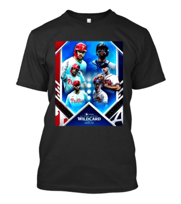 2026 MLB National League Wild Card Philadelphia Phillies Atlanta Braves Matchup T-Shirt