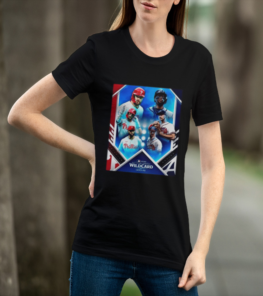 2026 MLB National League Wild Card Philadelphia Phillies Atlanta Braves Matchup T-Shirt