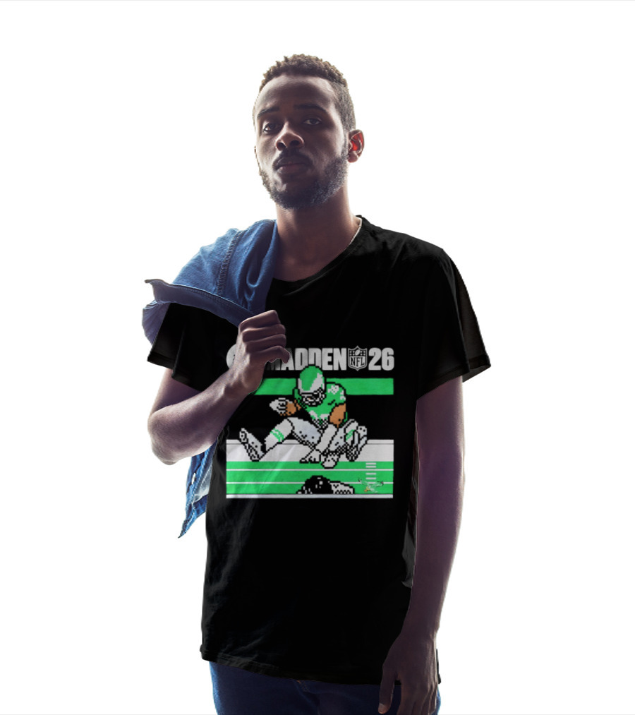 Saquon Barkley Philadelphia Eagles Madden 26 Football Gaming Fan T-Shirt