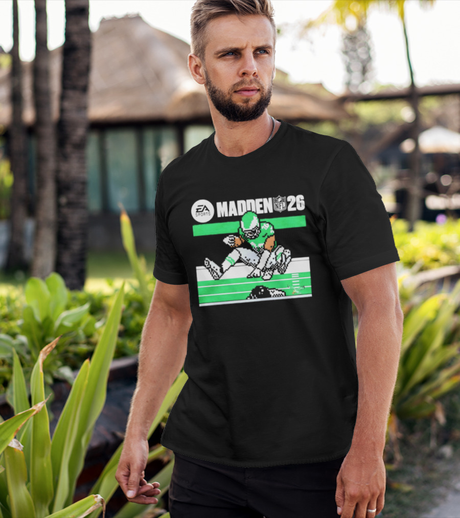 Saquon Barkley Philadelphia Eagles Madden 26 Football Gaming Fan T-Shirt