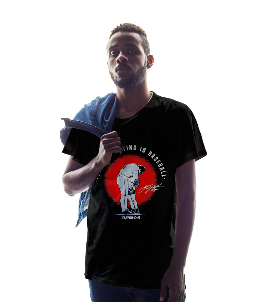 There Is Crying In Baseball Player Hug Signature Players B T-Shirt