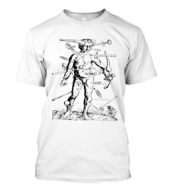 Mummies Man Pierced By Weapons Punk Rock T-Shirt