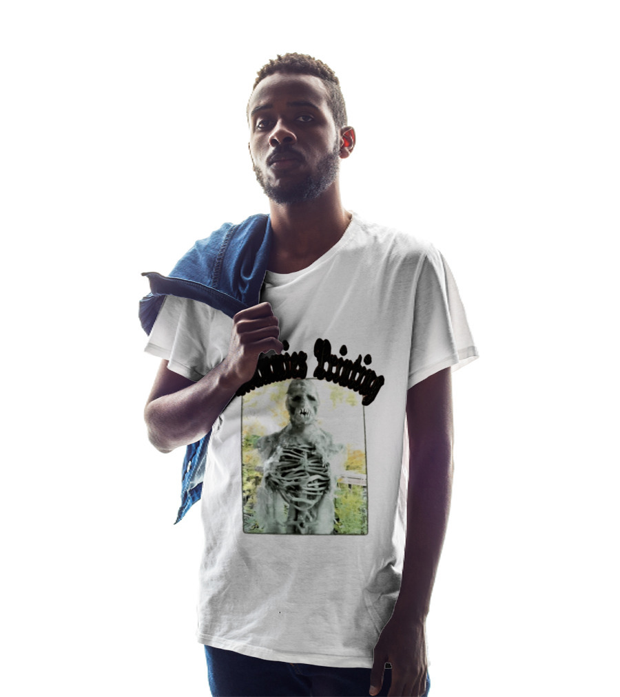 Mummies Printing Spooky Scarecrow Skeleton Horror T-Shirt