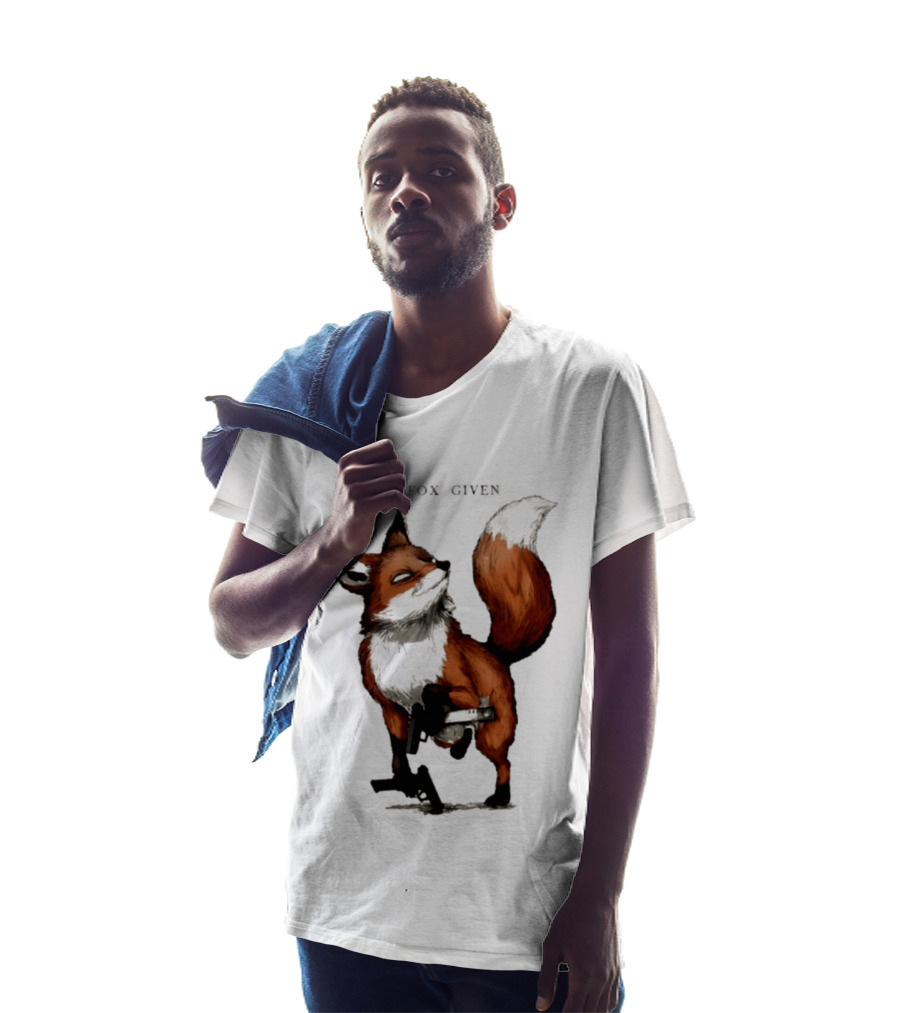 No Fox Given With Pistol And Attitude T-Shirt