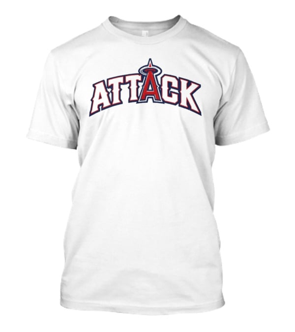 Samy Natera Jr Attack Iconic Angels Team T-Shirt